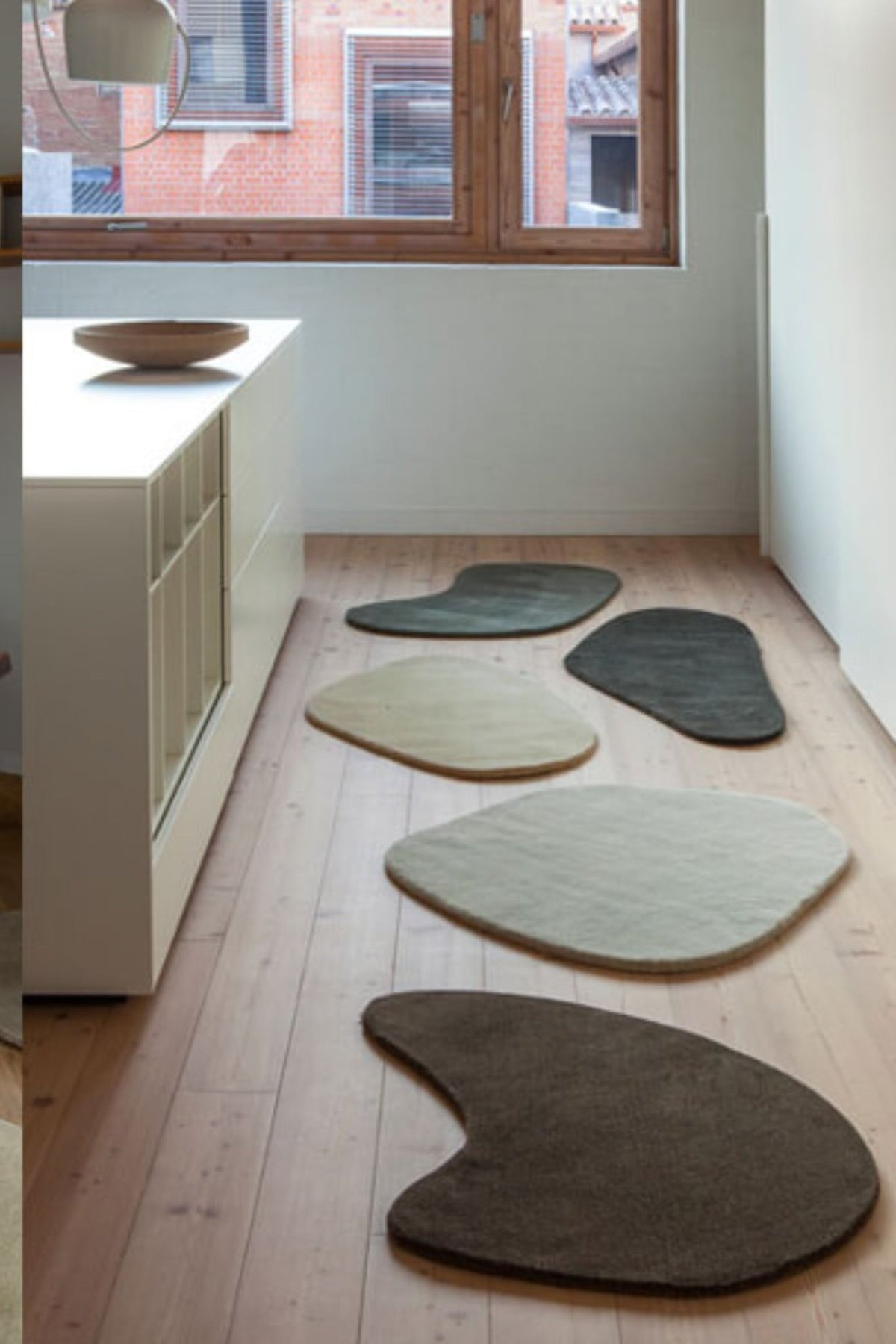 Tapis en laine marron 120x160 cm Stone 4 - Nanimarquina - The Cool Republic