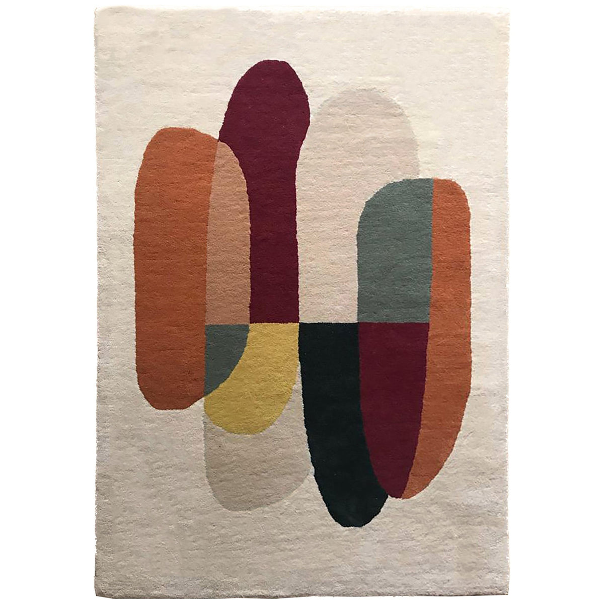 Tapis en laine multicolore 120x170 cm Pluriel - Edito - The Cool Republic