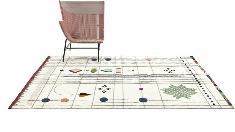 Tapis en laine multicolore 200x300 cm Rabari 1 - Nanimarquina - The Cool Republic