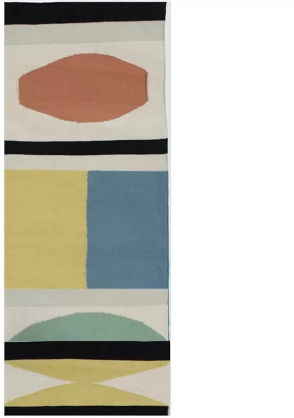 Tapis en laine multicolore 75x300 cm Gatsby - Edito - The Cool Republic