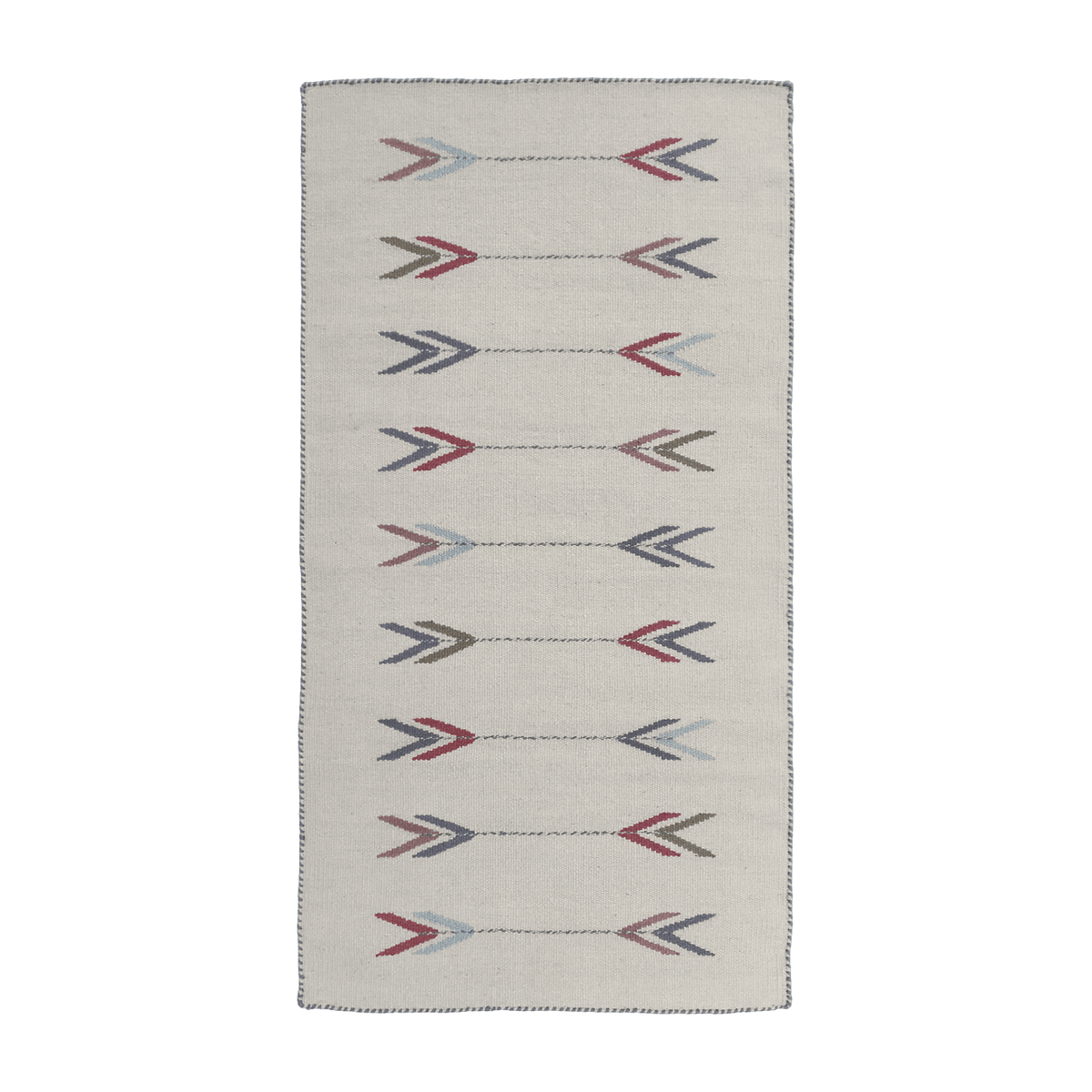 Tapis en laine multicolore 80x150 cm Apache - Edito - The Cool Republic