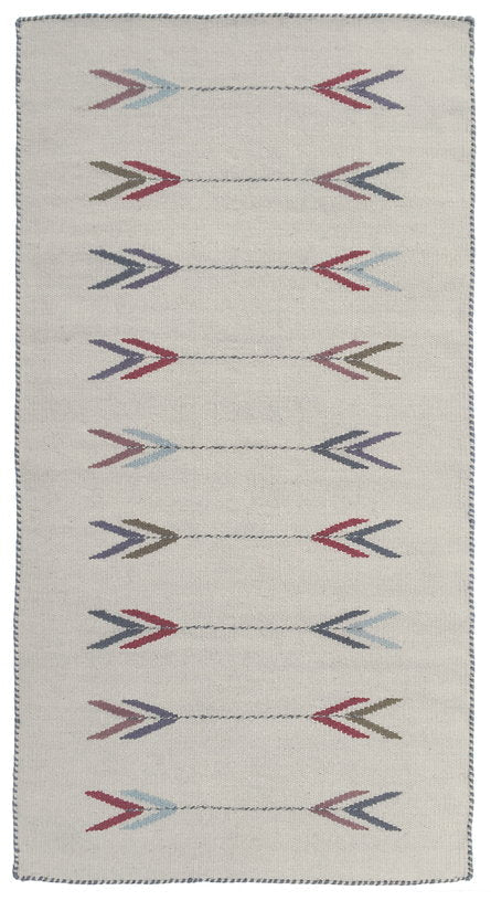 Tapis en laine multicolore 80x150 cm Apache - Edito - The Cool Republic