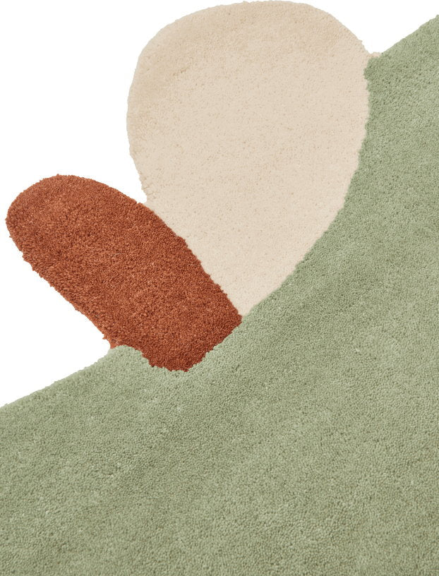 Tapis en laine pomme verte 110x3cm Apple tufted - Ferm living - The Cool Republic