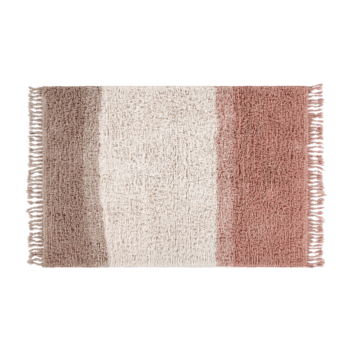 Tapis en laine rose lavable 200x300 cm Free Your Soul - Lorena Canals - The Cool Republic