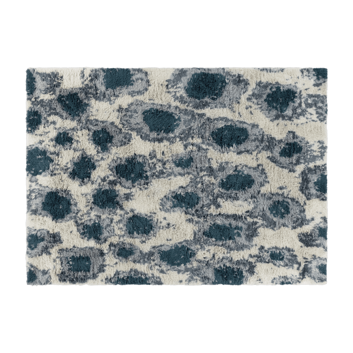 Tapis en laine teal off-white 350x250 cm Monster - Hem - The Cool Republic