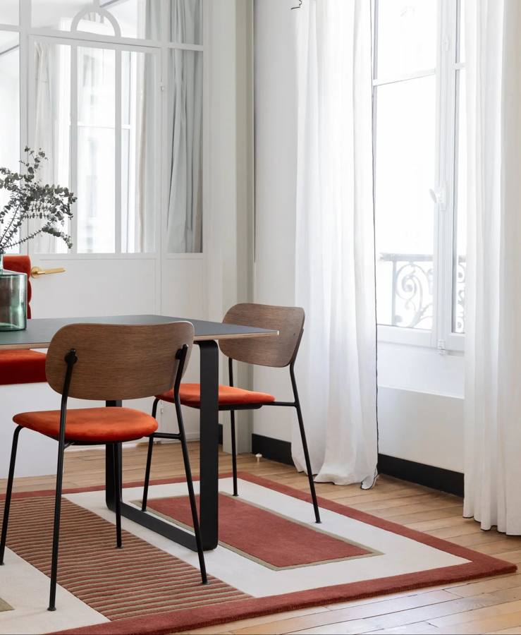 Tapis en laine terracotta 170x240 cm Marion - SON-TAPIS - The Cool Republic