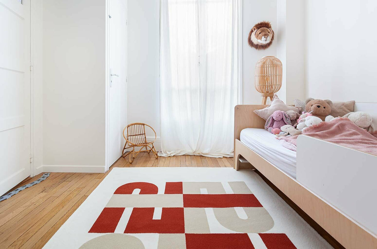 Wool carpet terracotta 300x200 cm Baba - Cosin Paris - The Cool Republic