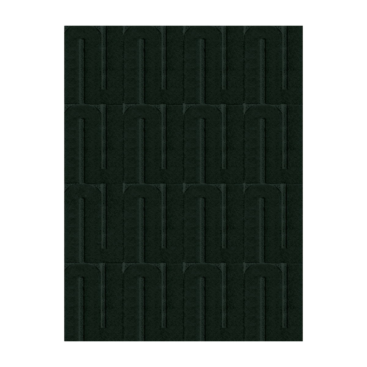 Fir green wool carpet 200x150 cm Opera - Cosin Paris - The Cool Republic