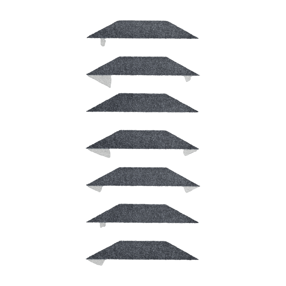 Tapis en nylon marron 150x70 cm Accordion - Mette Ditmer - The Cool Republic