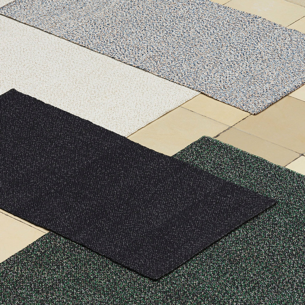 Tapis en polyester recyclé gris multi 100x200 cm Polli - Normann Copenhagen - The Cool Republic