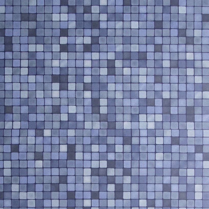 Tapis en vinyle bleu 70x140 cm Pool - Edito - The Cool Republic