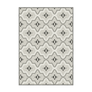 Tapis en vinyle gris 140x200 cm Tomettes - Edito - The Cool Republic