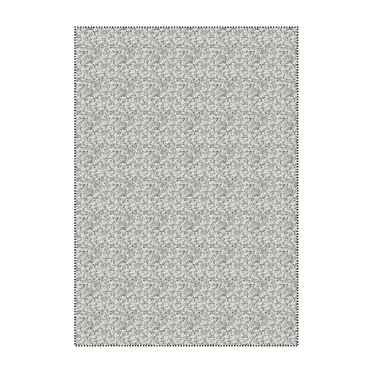 Tapis en vinyle gris 200x140 cm Terrazzo - Edito - The Cool Republic