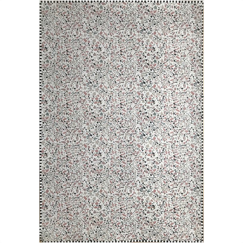 Tapis en vinyle rose 140x70 cm Terrazzo - Edito - The Cool Republic