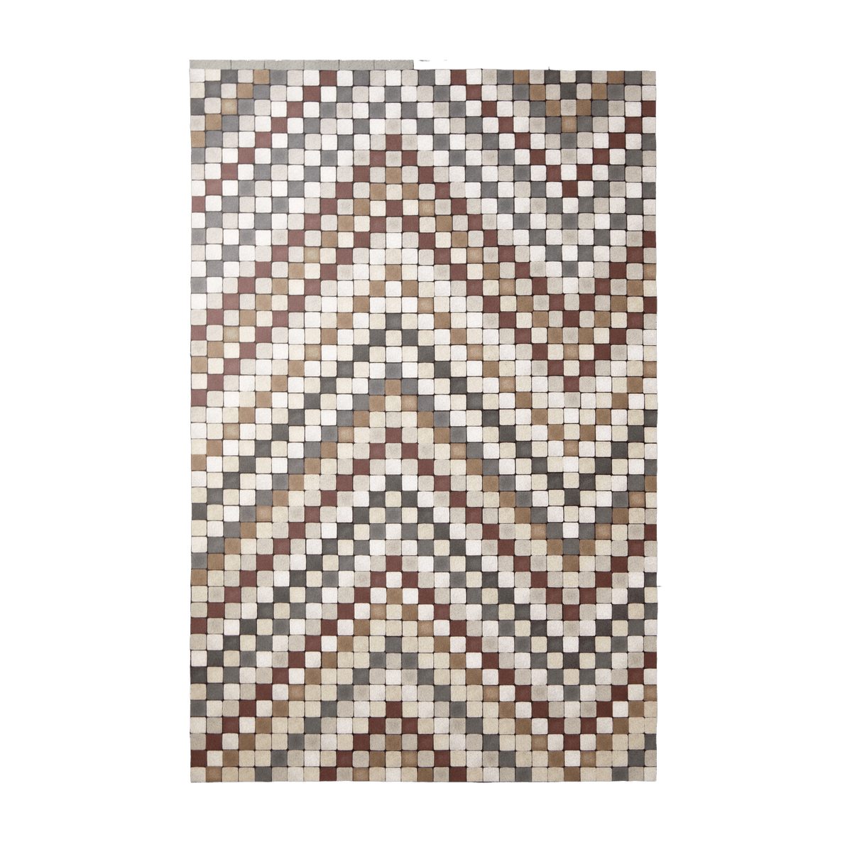 Tapis en vinyle rouge 70x140 cm Zigzag - Edito - The Cool Republic