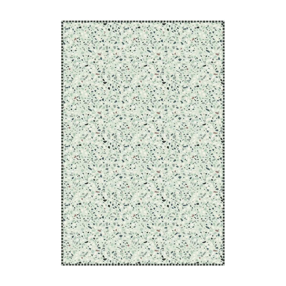 Tapis en vinyle vert pastel 140x200 cm Terrazzo - Edito - The Cool Republic
