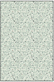 Tapis en vinyle vert pastel 70x140 cm Terrazzo - Edito - The Cool Republic
