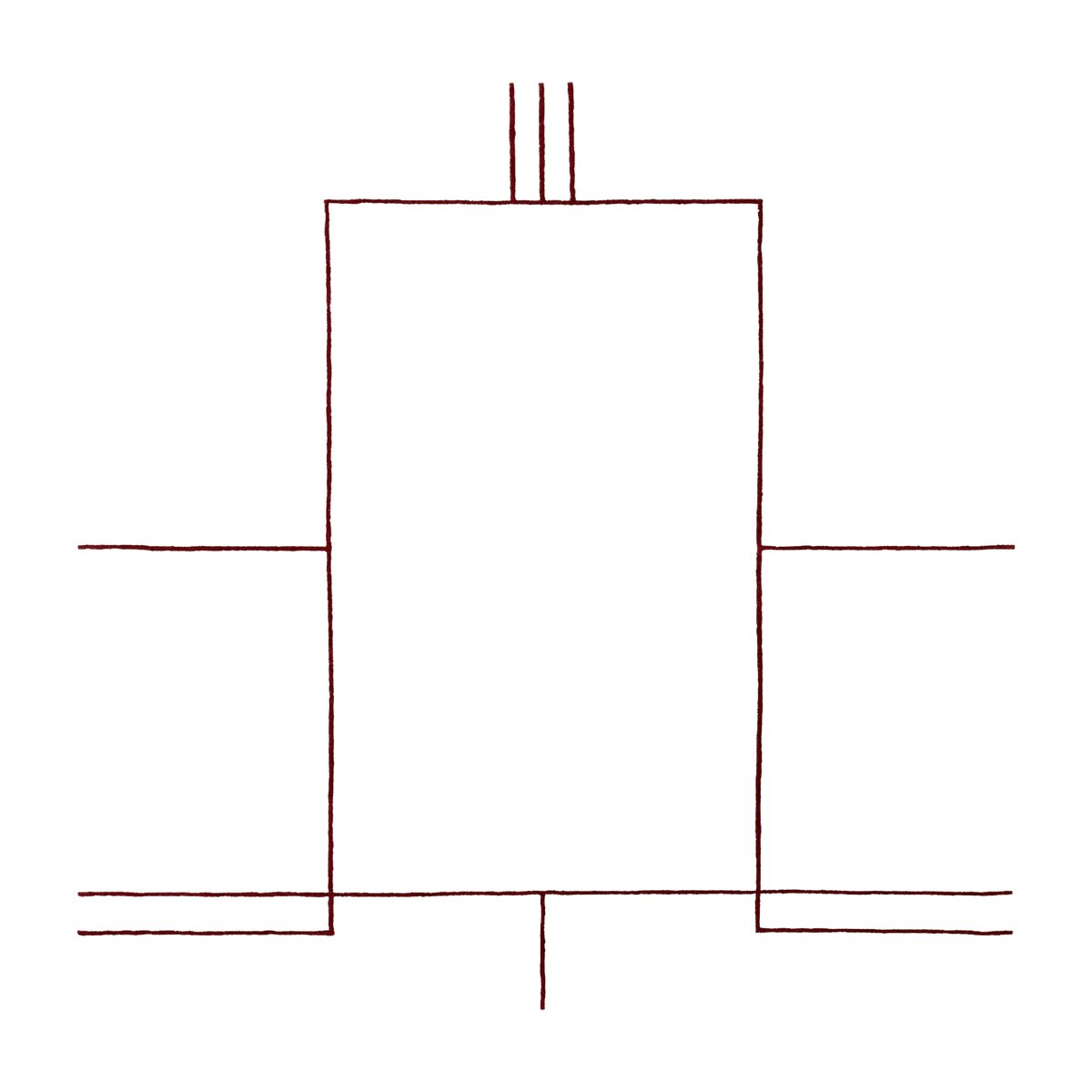 Rug graphique 240x240 cm Bombay Golden Brown Cruise AP12 - &tradition - The Cool Republic