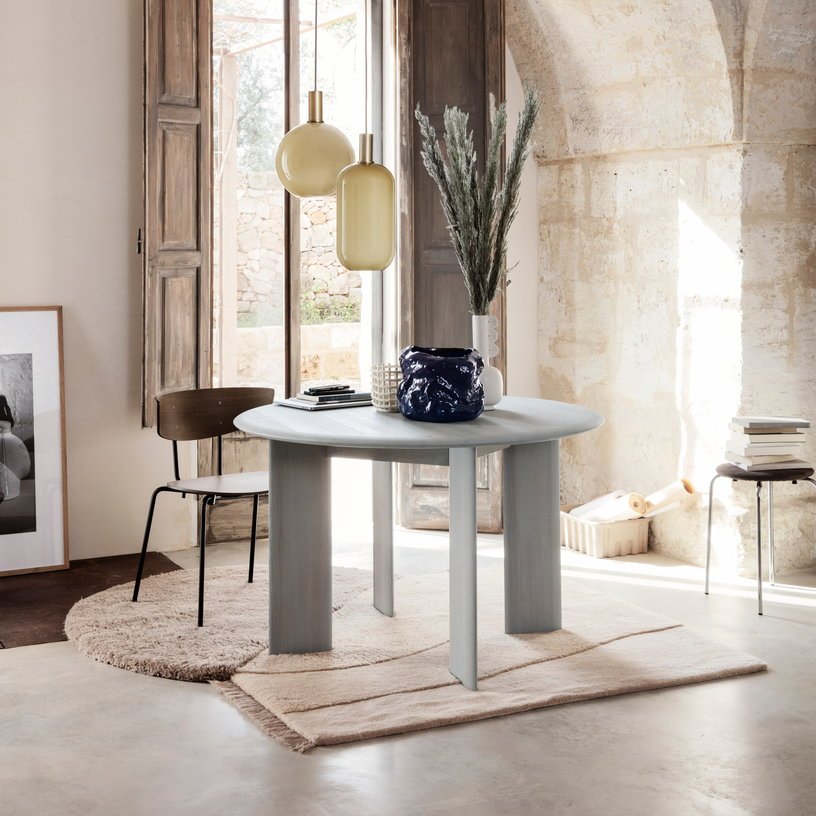 Tapis graphique marron 180x140 cm View - Ferm Living - The Cool Republic