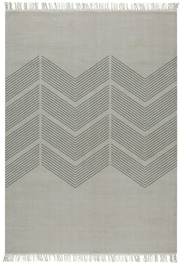 Tapis gris 230x160 cm Zig Zag - Edito - The Cool Republic