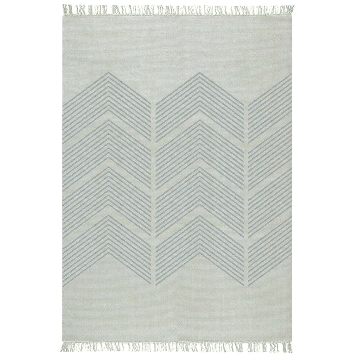 Tapis gris 230x160 cm Zig Zag - Edito - The Cool Republic