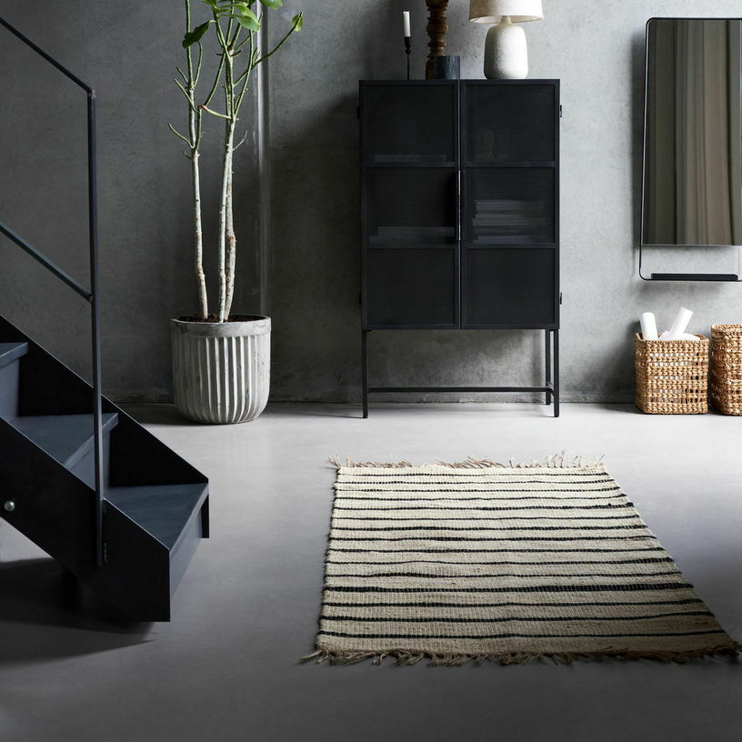 Tapis Hdsima Negro / Natural - House Doctor - The Cool Republic