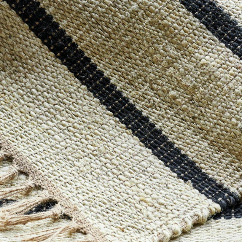 Tapis Hdsima Negro / Natural - House Doctor - The Cool Republic