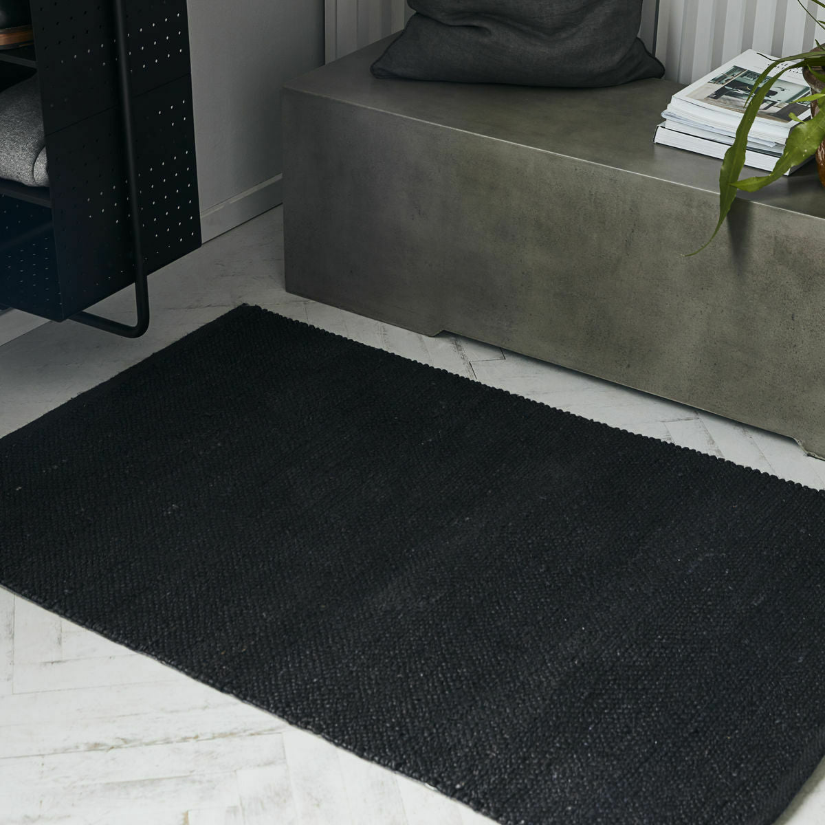 Hempi Black Rug - House Doctor - The Cool Republic