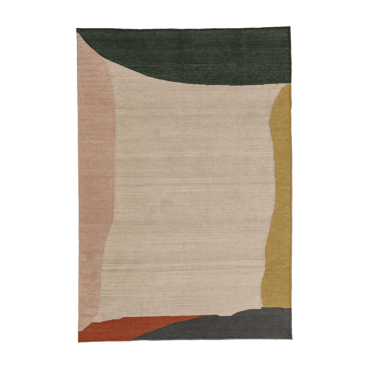 Tapis kilim en laine multicolore 170x240 cm Tones 3 - Nanimarquina - The Cool Republic