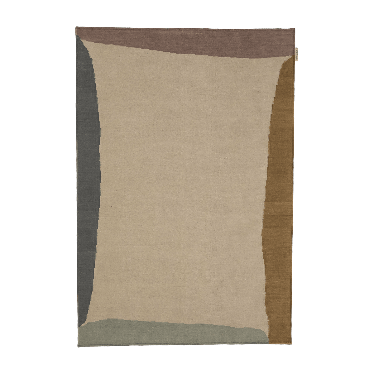 Tapis kilim en laine multicolore 300x400 cm Tones 1 - Nanimarquina - The Cool Republic