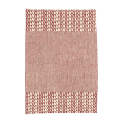 Tapis kilim en laine rouge 170x240 cm Blur - Nanimarquina - The Cool Republic