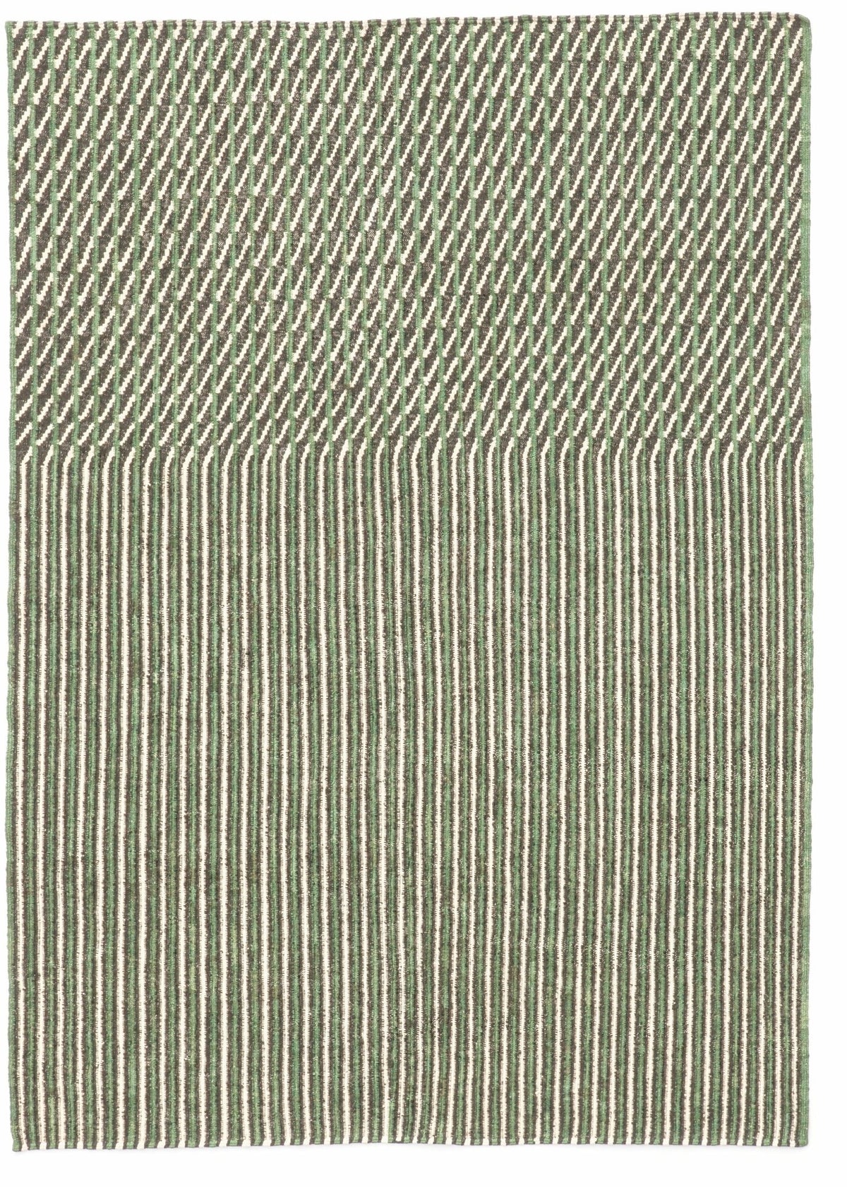 kilim green wool rug 300 x 400 cm Blur - Nanimarquina - The Cool Republic