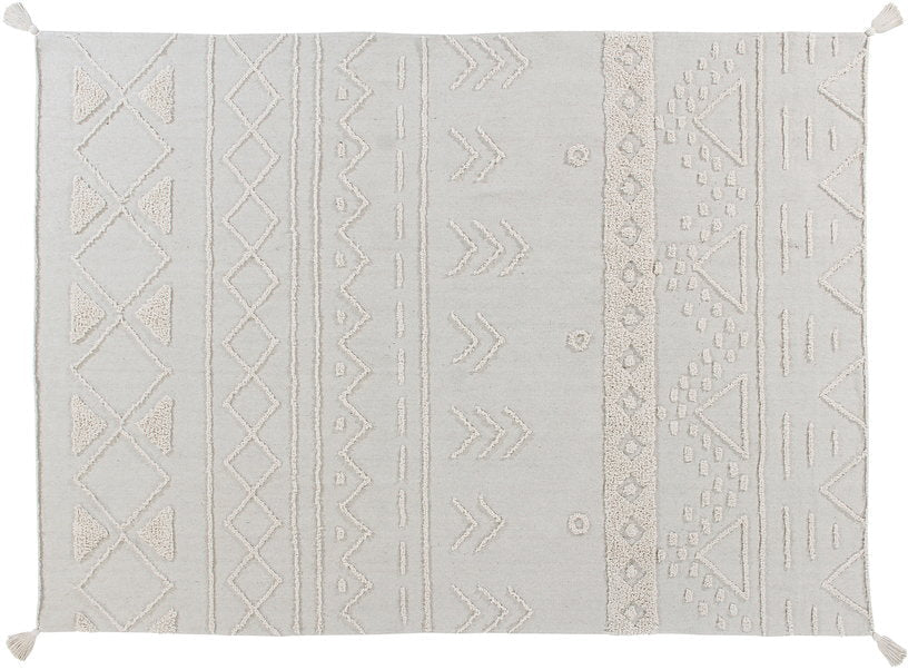 Tapis lavable beige 140x200 cm Tribu - Lorena Canals - The Cool Republic