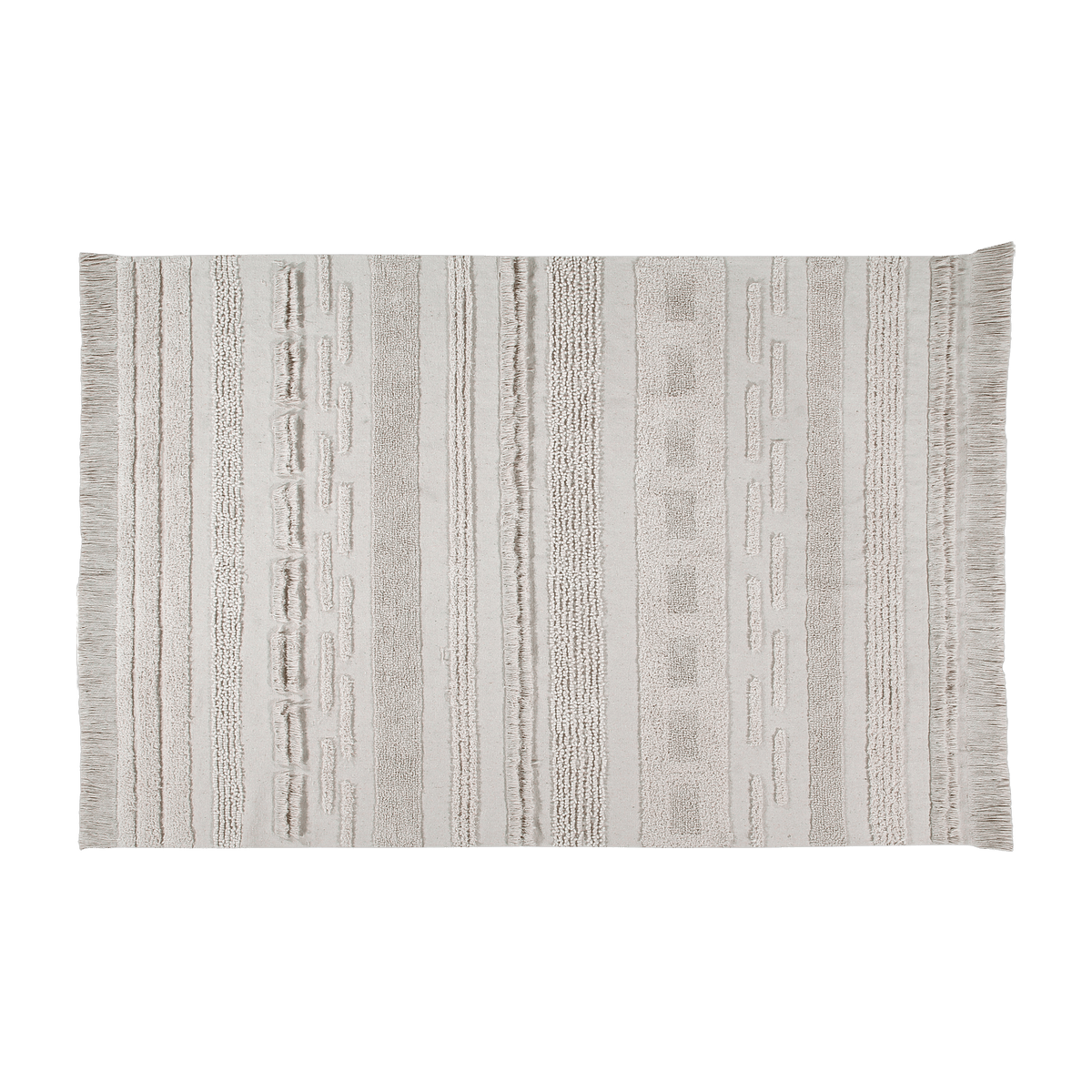 Tapis lavable beige 170x240 cm Air Natural - Lorena Canals - The Cool Republic