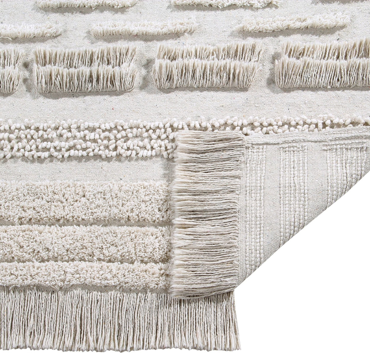 Tapis lavable beige 170x240 cm Air Natural - Lorena Canals - The Cool Republic