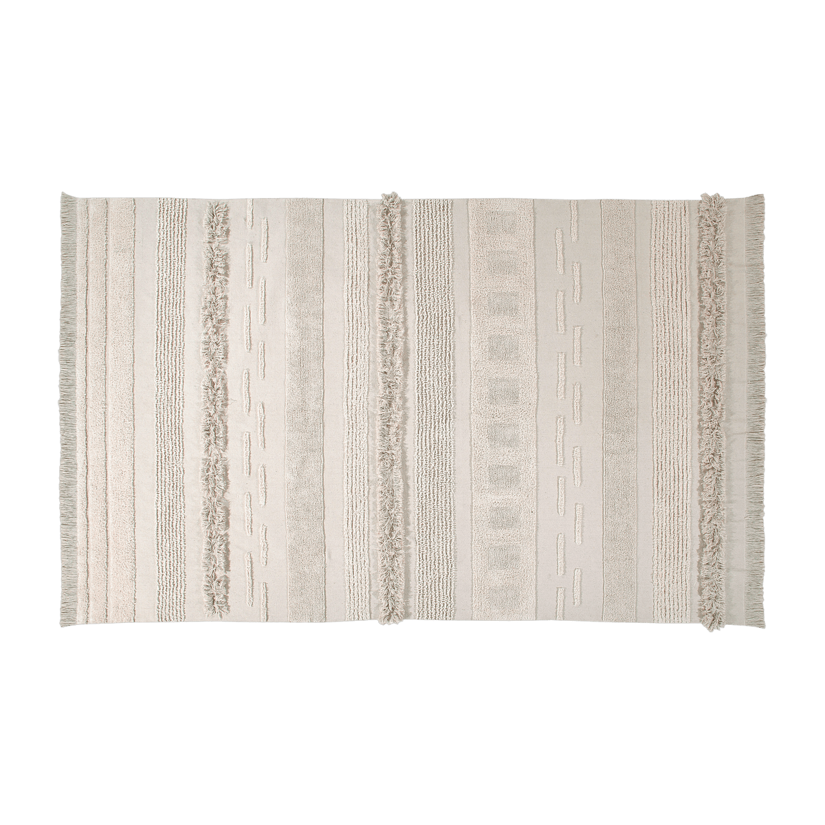 Tapis lavable beige 200x300 cm Air Natural - Lorena Canals - The Cool Republic