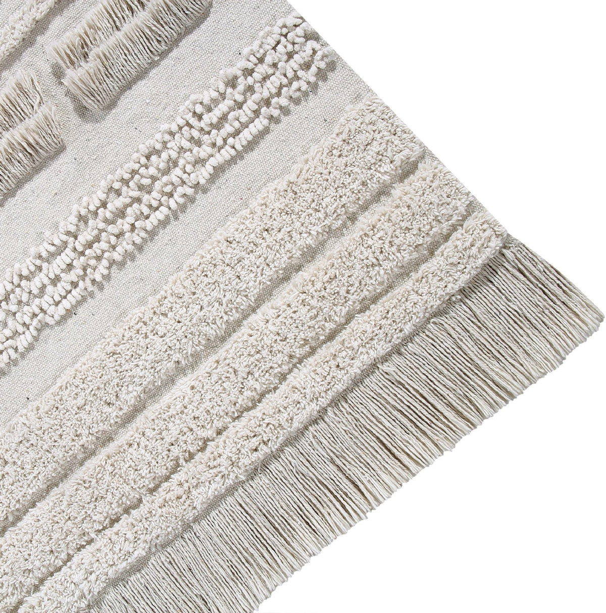 Tapis lavable beige 200x300 cm Air Natural - Lorena Canals - The Cool Republic