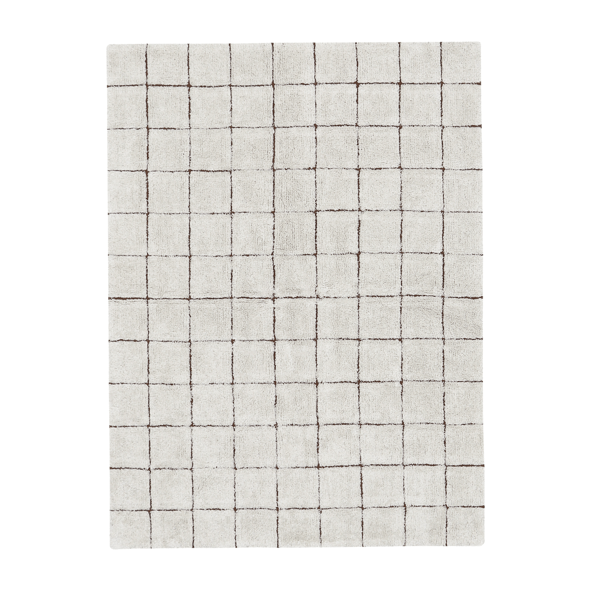 Tapis lavable en coton beige 120x160 cm Mosaic - Lorena Canals - The Cool Republic
