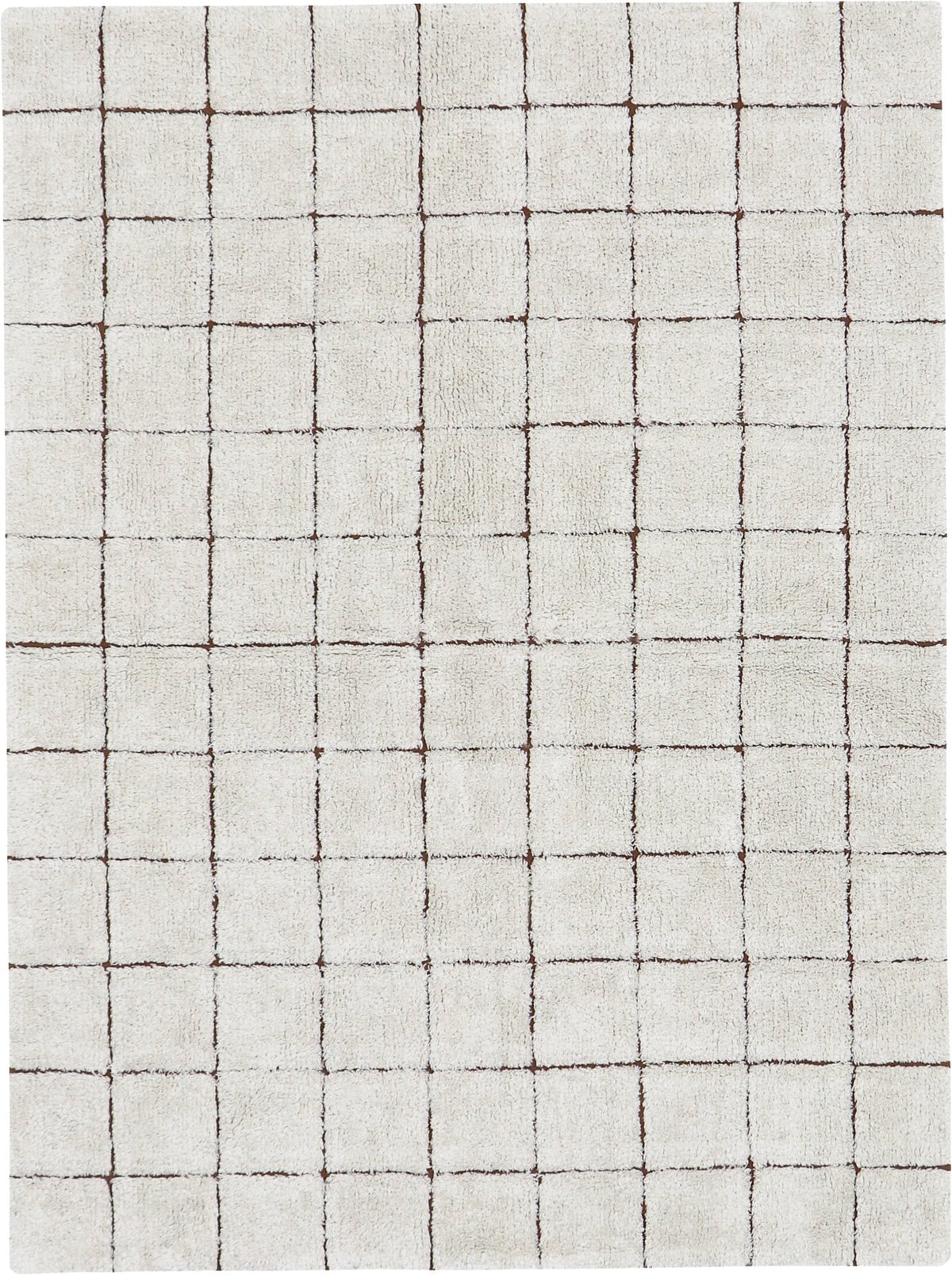Tapis lavable en coton beige 170x240 cm Mosaic - Lorena Canals - The Cool Republic