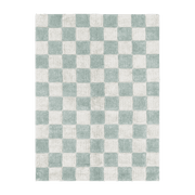 Tapis lavable en coton bleu 160x120 cm Tiles - Lorena Canals - The Cool Republic