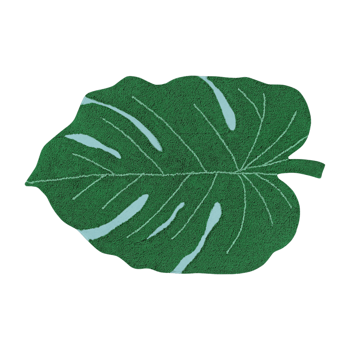 Tapis lavable feuille 120x180 cm Monstera - Lorena Canals - The Cool Republic
