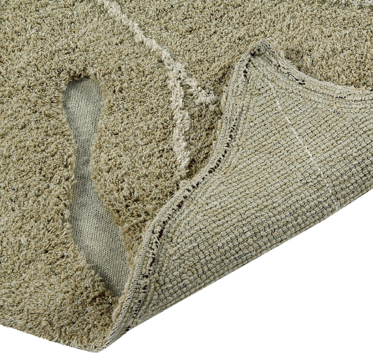 Tapis lavable vert feuille 180x120 cm - Lorena Canals - The Cool Republic