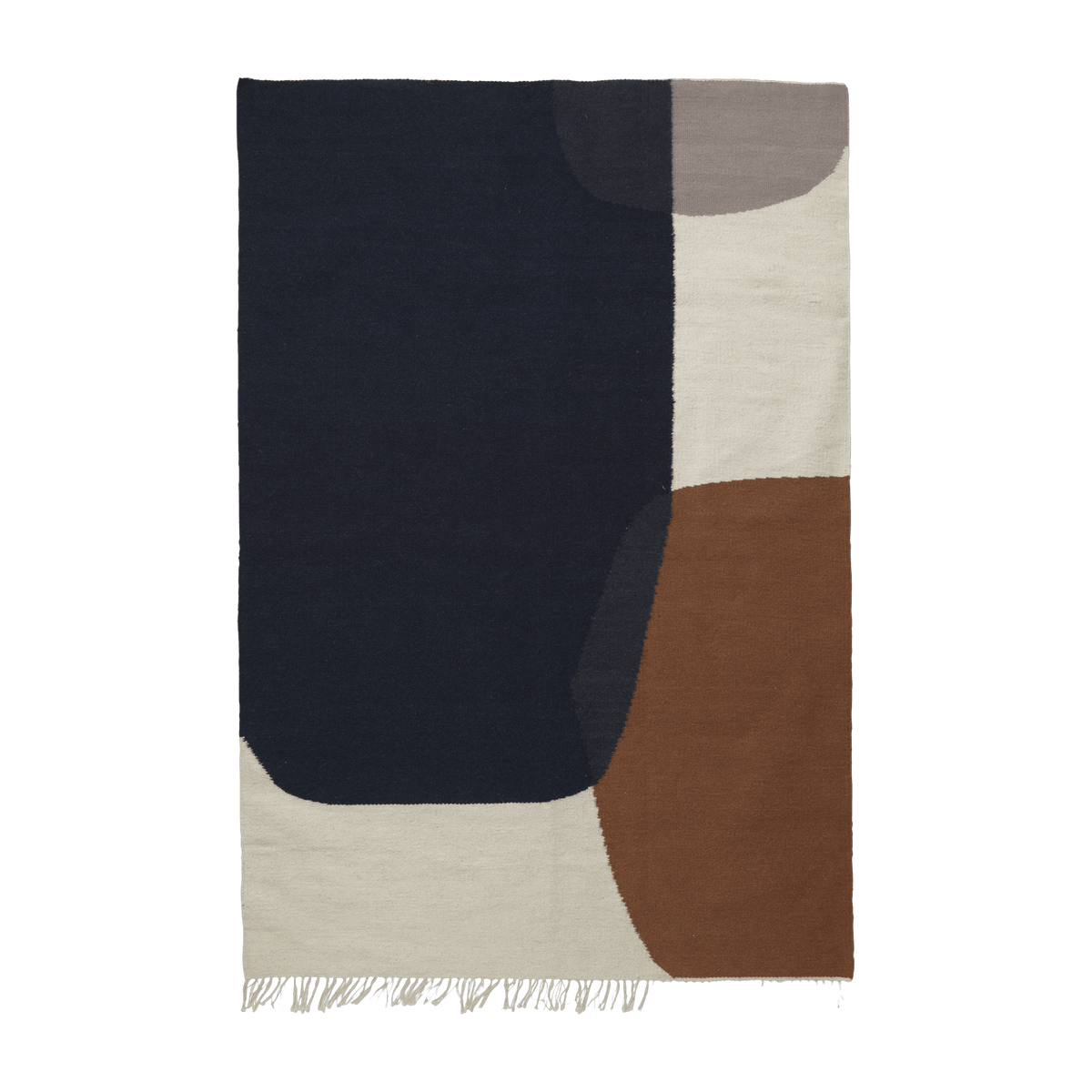 Tapis motifs géométriques 200 cm Kelim Rug - Ferm Living - The Cool Republic
