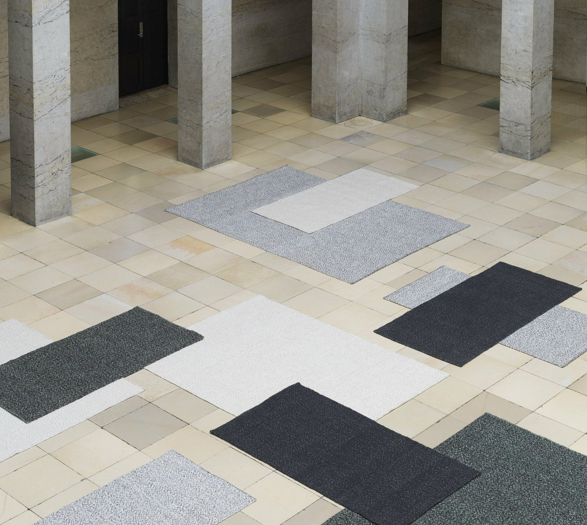 Tapis multi gris 200x300 cm Polli - Normann Copenhagen - The Cool Republic