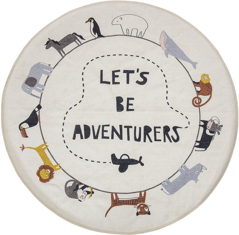 Tapis multicolore en coton 130 cm - Bloomingville mini - The Cool Republic