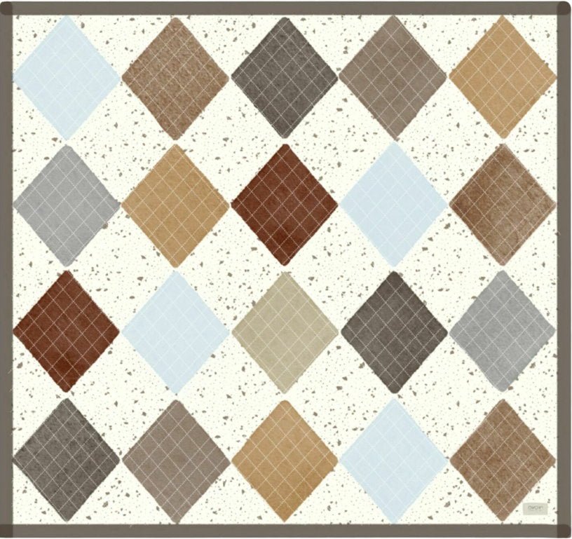 Tapis mural matelassé Aya Marron - OYOY - The Cool Republic