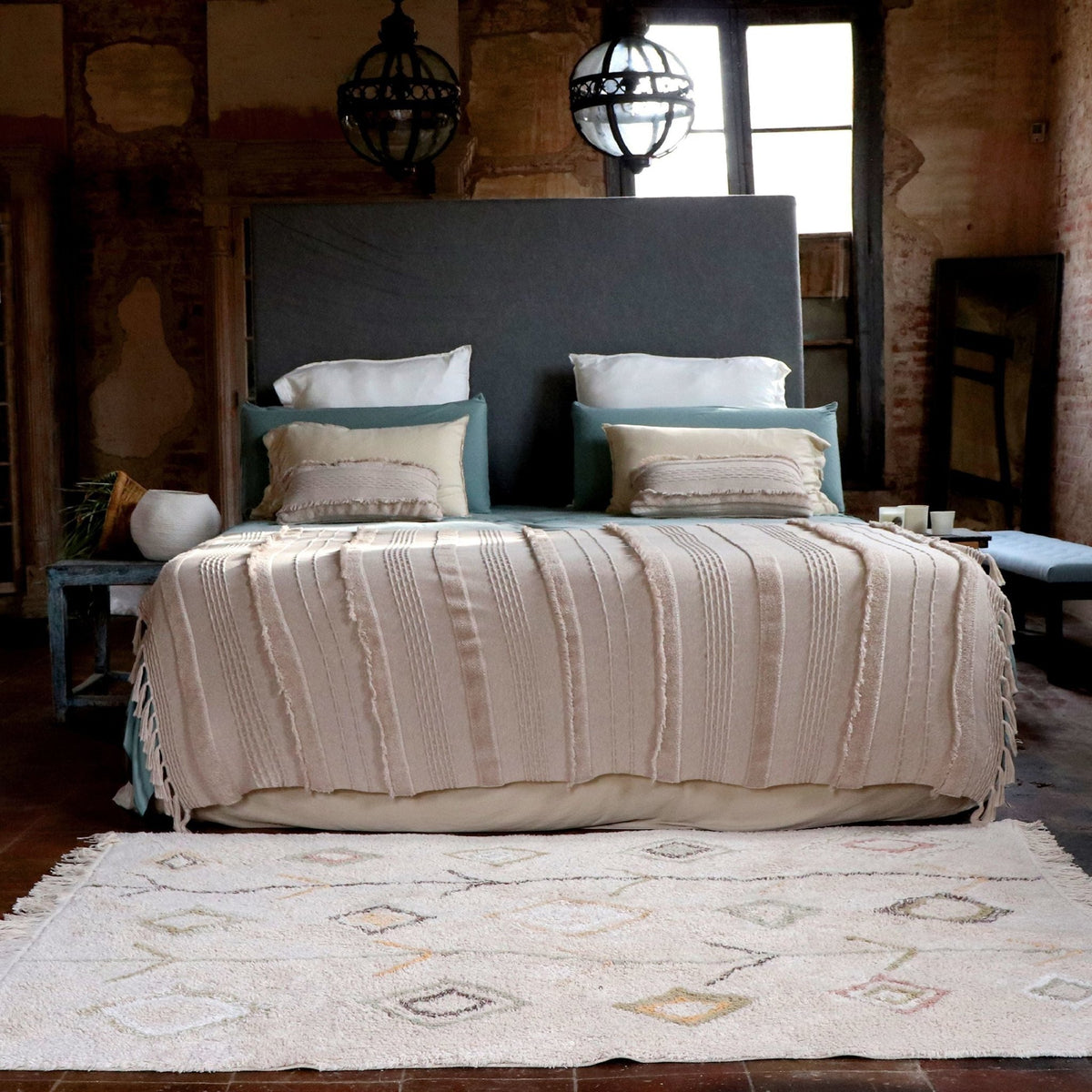 Tapis naturel 200x140 cm Morocco - Lorena Canals - The Cool Republic