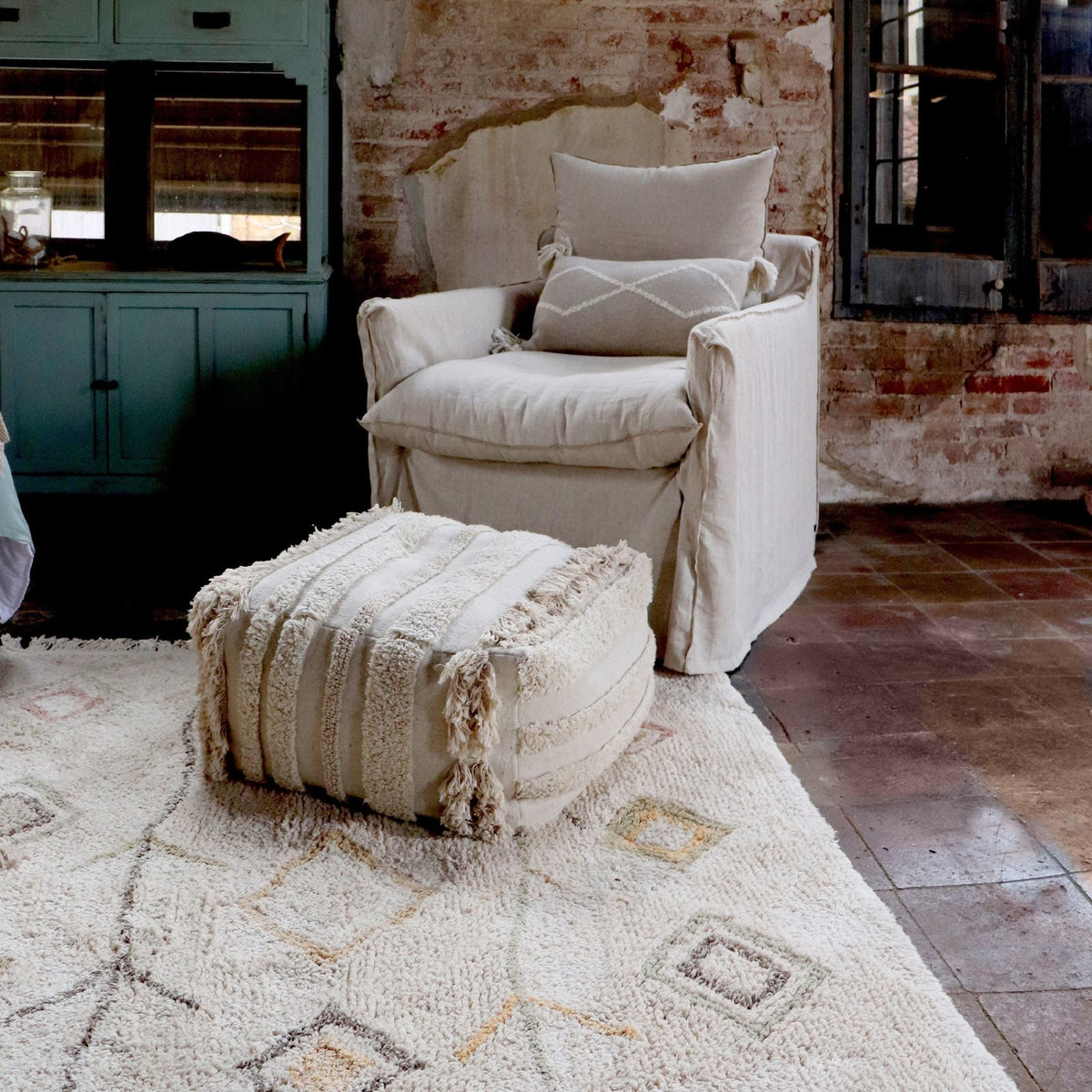 Tapis naturel 200x140 cm Morocco - Lorena Canals - The Cool Republic