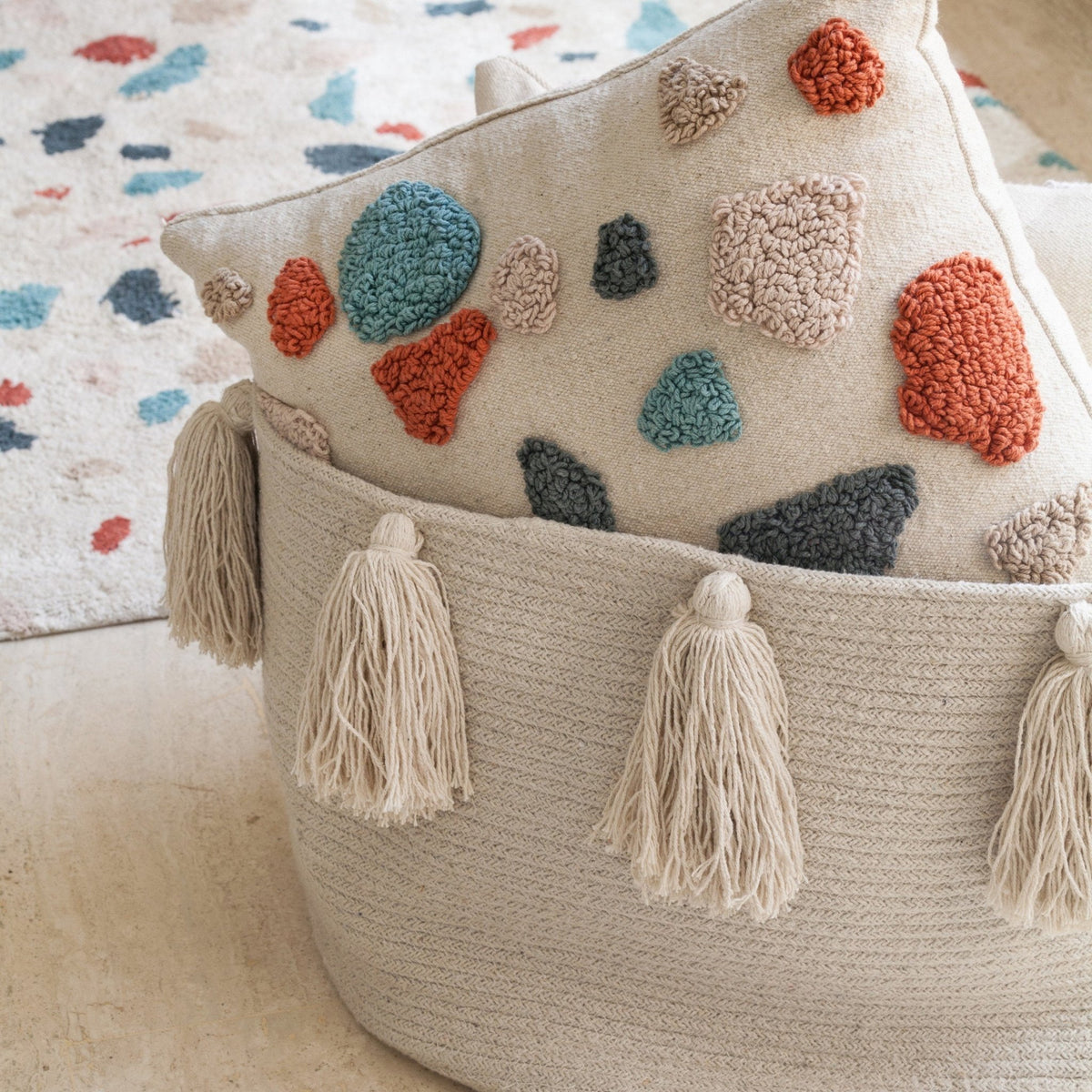 Tapis naturel 200x140 cm Terrazzo - Lorena Canals - The Cool Republic