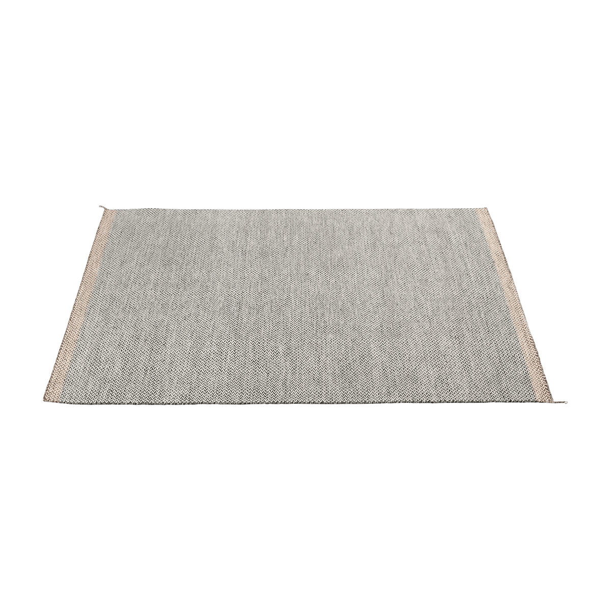 Tapis noir et blanc 240x170 cm Ply - Muuto - The Cool Republic
